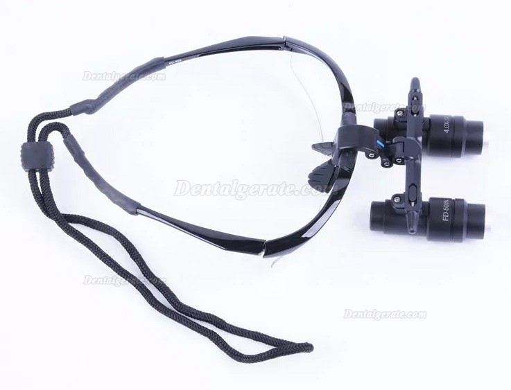KWS FD-501K 4.0X Kepler Zahnarzt Lupenbrille, Flip-up Chirurgie Lupenbrille